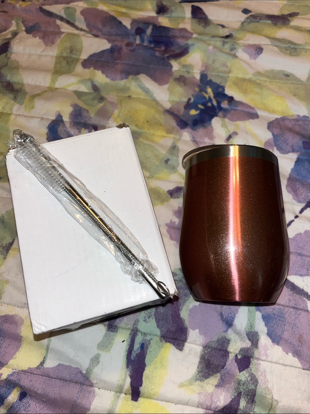 Unbranded Metallic Copper Stemless Wine Tumbler